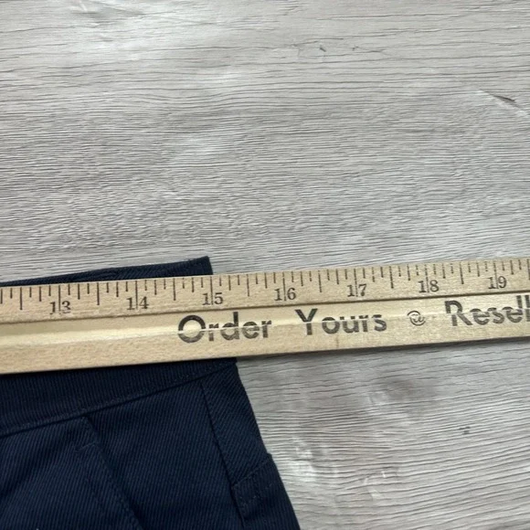 NEW G/FORE Pants Womens 8 Navy Straight Tapered High Rise Golf Chino Trousers